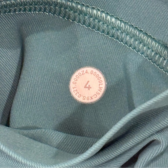 Lululemon Swift Speed High-Rise Tight 25” Leggings Teal Lagoon Size 4 Athleisure - Picture 9 of 12